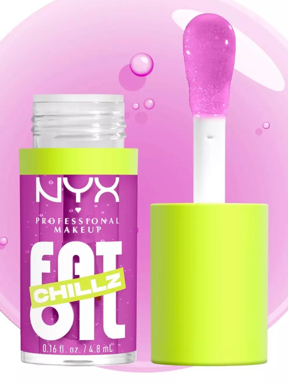 NYX Fat Oil Chillz Lip Oil - Strawberry Slush